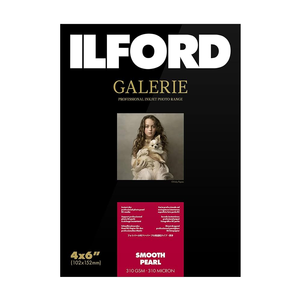 Amazon.com: ILFORD Galerie 4x6” (100 sheets) SMOOTH PEARL